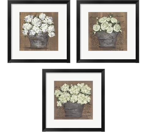 Heavenly Floral 3 Piece Framed Art Print Set by Julie Norkus