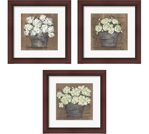 Heavenly Floral 3 Piece Framed Art Print Set by Julie Norkus