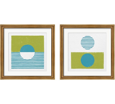 Reflection Green 2 Piece Framed Art Print Set by Moira Hershey