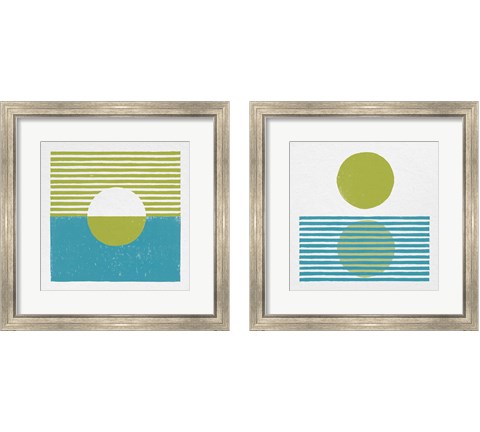 Reflection Green 2 Piece Framed Art Print Set by Moira Hershey