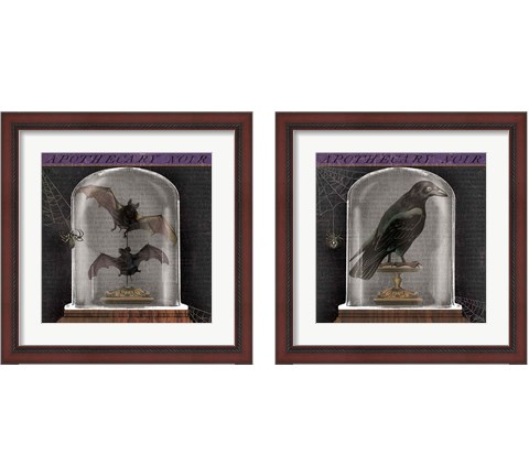 Apothecary Noir 2 Piece Framed Art Print Set by Sue Schlabach