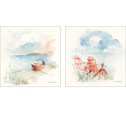 Seaside Journey 2 Piece Art Print Set by Lisa Audit