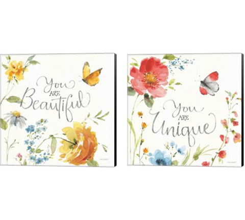 Shine Bright 2 Piece Canvas Print Set by Lisa Audit