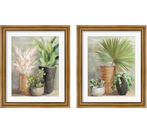 Indoor Garden 2 Piece Framed Art Print Set by Danhui Nai