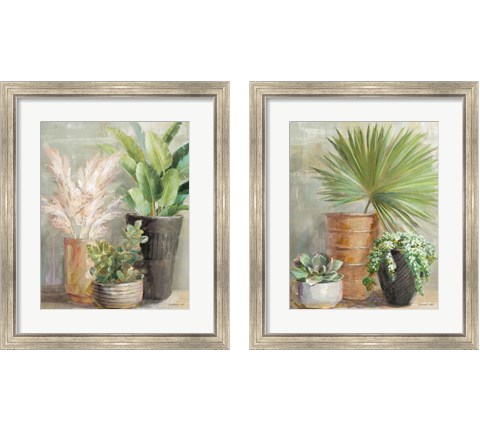 Indoor Garden 2 Piece Framed Art Print Set by Danhui Nai