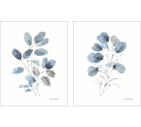 Dancing Leaves 2 Piece Art Print Set by Lisa Audit