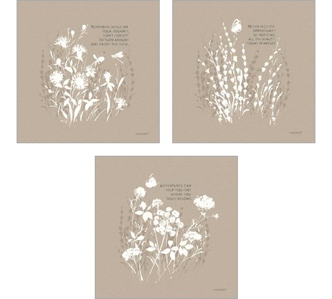 Au Naturel 3 Piece Art Print Set by Lisa Audit