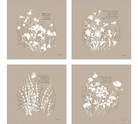 Au Naturel 4 Piece Art Print Set by Lisa Audit