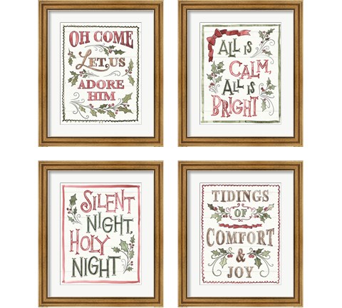 Soft Season 4 Piece Framed Art Print Set by Anne Tavoletti