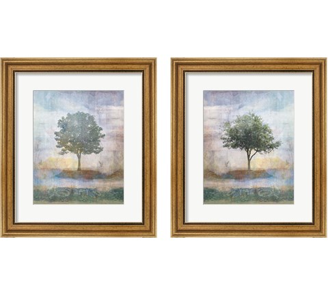 Tree Collage 2 Piece Framed Art Print Set by JMB Designs