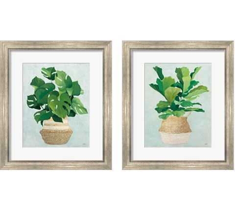 Woven Palm 2 Piece Framed Art Print Set by Julia Purinton