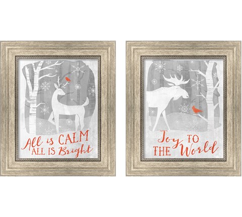 Woodland Wishes 2 Piece Framed Art Print Set by Laura Marshall