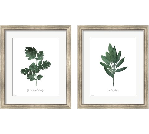 Herbs 2 Piece Framed Art Print Set by Jo Moulton