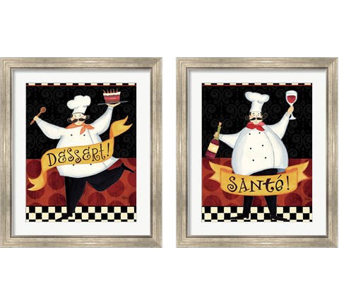 Bon Appetit 2 Piece Framed Art Print Set by Veronique Charron