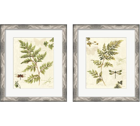 Ivies and Ferns 2 Piece Framed Art Print Set by Lisa Audit