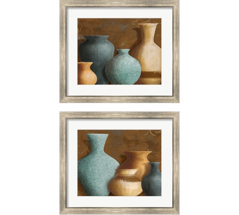 Ancient Clay 2 Piece Framed Art Print Set by Lanie Loreth