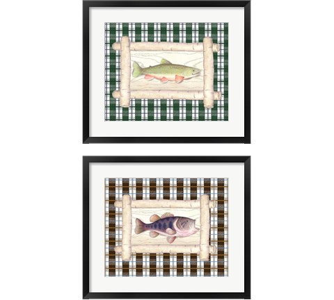 Framed Lake Fish 2 Piece Framed Art Print Set by Andi Metz