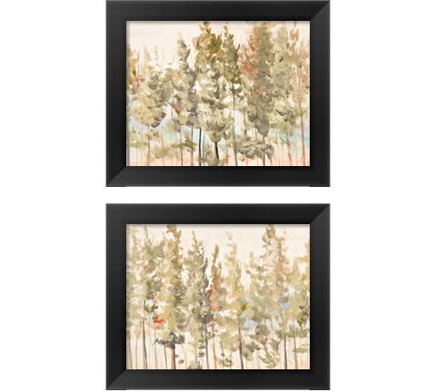 Bosque Verde Brisa 2 Piece Framed Art Print Set by Patricia Pinto