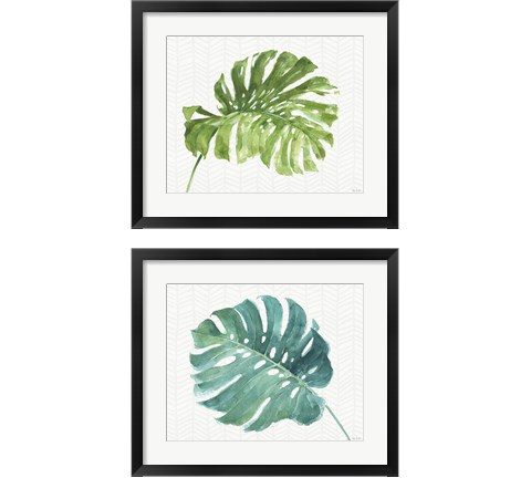 Mixed Greens  2 Piece Framed Art Print Set by Lisa Audit