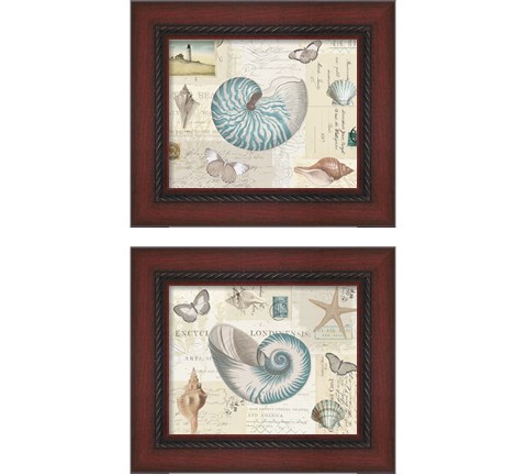 Beach Wonders 2 Piece Framed Art Print Set by Katie Pertiet