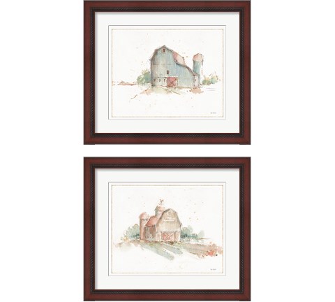 Farm Friends  2 Piece Framed Art Print Set by Lisa Audit