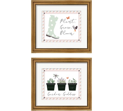 Garden 2 Piece Framed Art Print Set by ND Art & Design