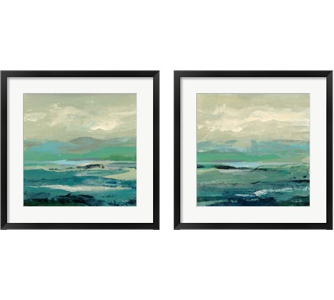 Turquoise Bay 2 Piece Framed Art Print Set by Silvia Vassileva