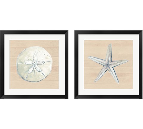 Sea Treasures 2 Piece Framed Art Print Set by Patricia Pinto