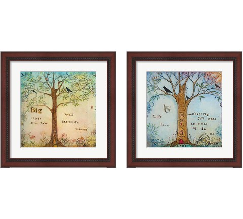 Big Things 2 Piece Framed Art Print Set by Carolyn Kinnison