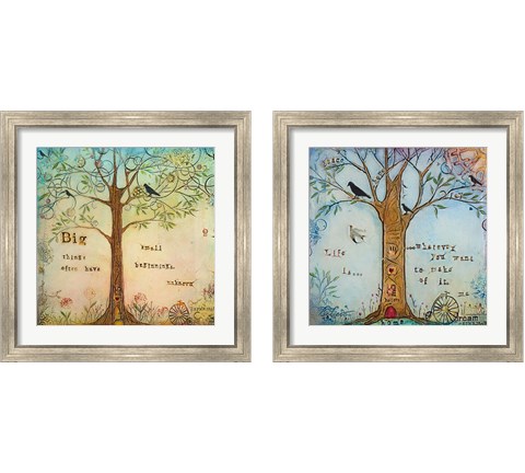 Big Things 2 Piece Framed Art Print Set by Carolyn Kinnison