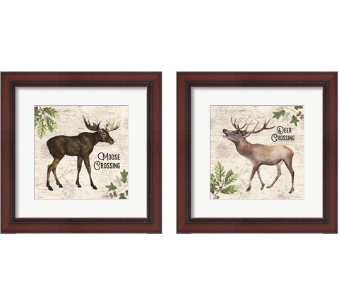 Animal Crossing 2 Piece Framed Art Print Set by Lettered & Lined