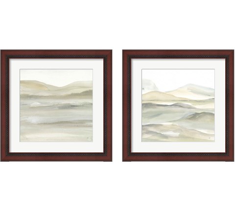 Valleyscape Green 2 Piece Framed Art Print Set by Chris Paschke