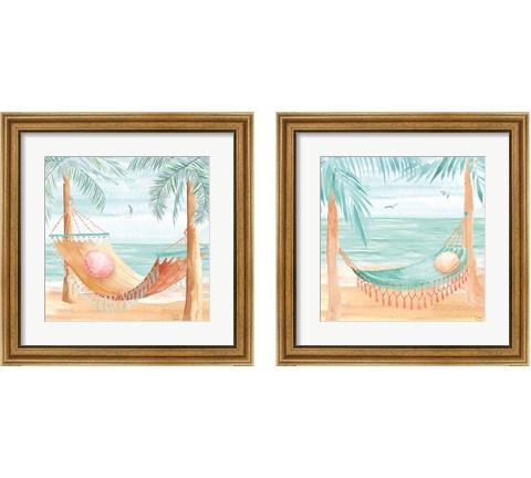 Ocean Breeze 2 Piece Framed Art Print Set by Dina June