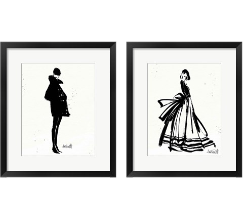 Style Sketches 2 Piece Framed Art Print Set by Anne Tavoletti