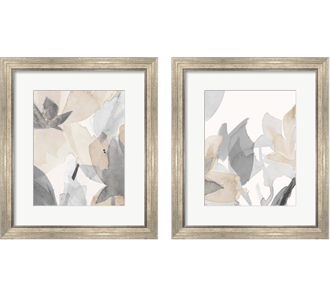 Muted Delicate Floral 2 Piece Framed Art Print Set by Lanie Loreth