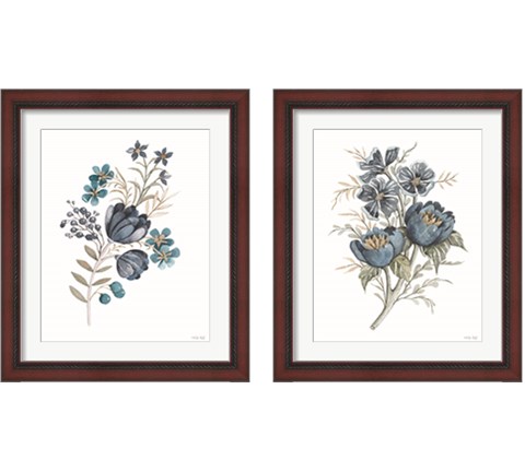 Blue Botanical 2 Piece Framed Art Print Set by Cindy Jacobs