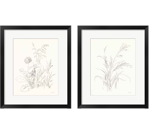 Nature Sketchbook 2 Piece Framed Art Print Set by Danhui Nai