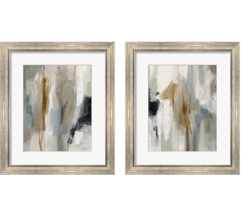 Ethereal Sandy Beach 2 Piece Framed Art Print Set by Silvia Vassileva