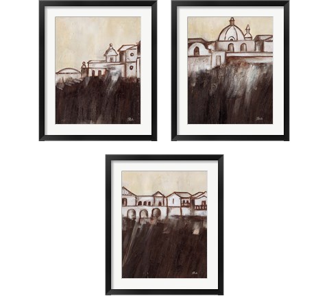 Old Cartagena 3 Piece Framed Art Print Set by Patricia Pinto