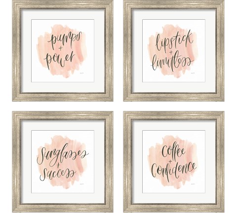 Girl Boss 4 Piece Framed Art Print Set by Jenaya Jackson