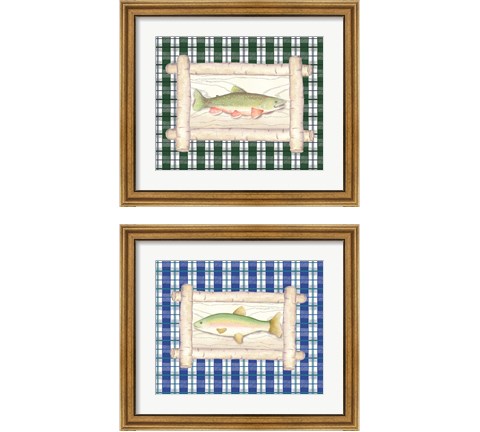 Framed Lake Fish 2 Piece Framed Art Print Set by Andi Metz