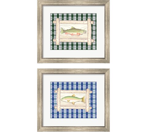 Framed Lake Fish 2 Piece Framed Art Print Set by Andi Metz