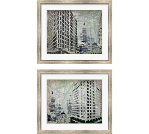 Cityscape  2 Piece Framed Art Print Set by Art Roberts