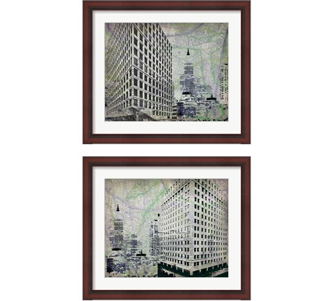 Cityscape  2 Piece Framed Art Print Set by Art Roberts