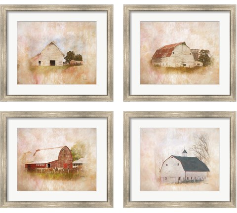 Barn 4 Piece Framed Art Print Set by Ramona Murdock