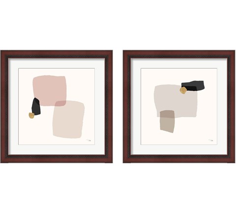 Soft Tension 2 Piece Framed Art Print Set by Pela