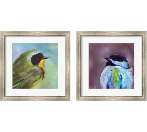 Field Birds 2 Piece Framed Art Print Set by Kim Smith