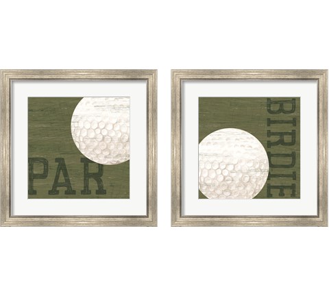 Golf Days 2 Piece Framed Art Print Set by Tara Reed