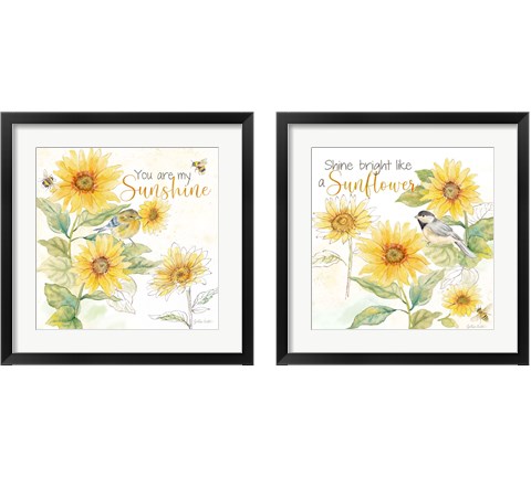 Be My Sunshine 2 Piece Framed Art Print Set by Cynthia Coulter