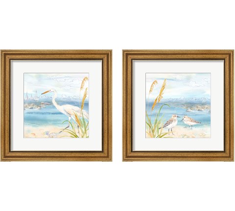 By the Seashore 2 Piece Framed Art Print Set by Cynthia Coulter